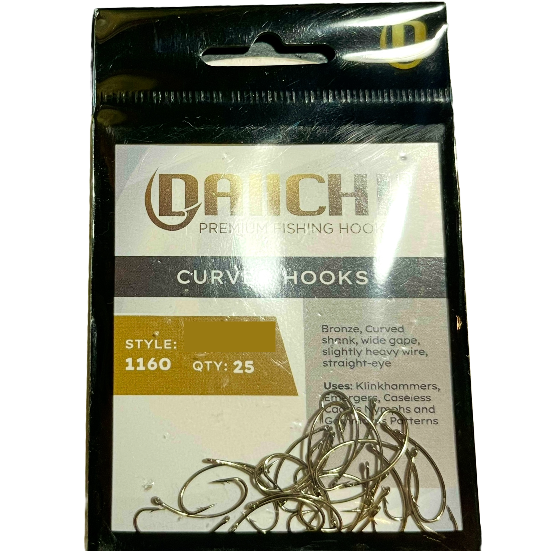 Daiichi 1160 Klinkhammer Curved Hook