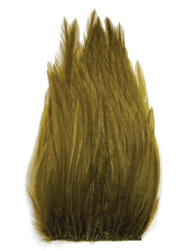 Ewing Neck Hackle Deceiver Patch (Dyed Over White)