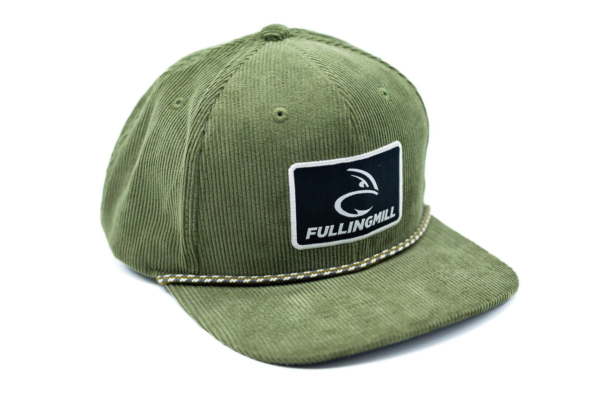 FullingMill Olive Corduroy Hat