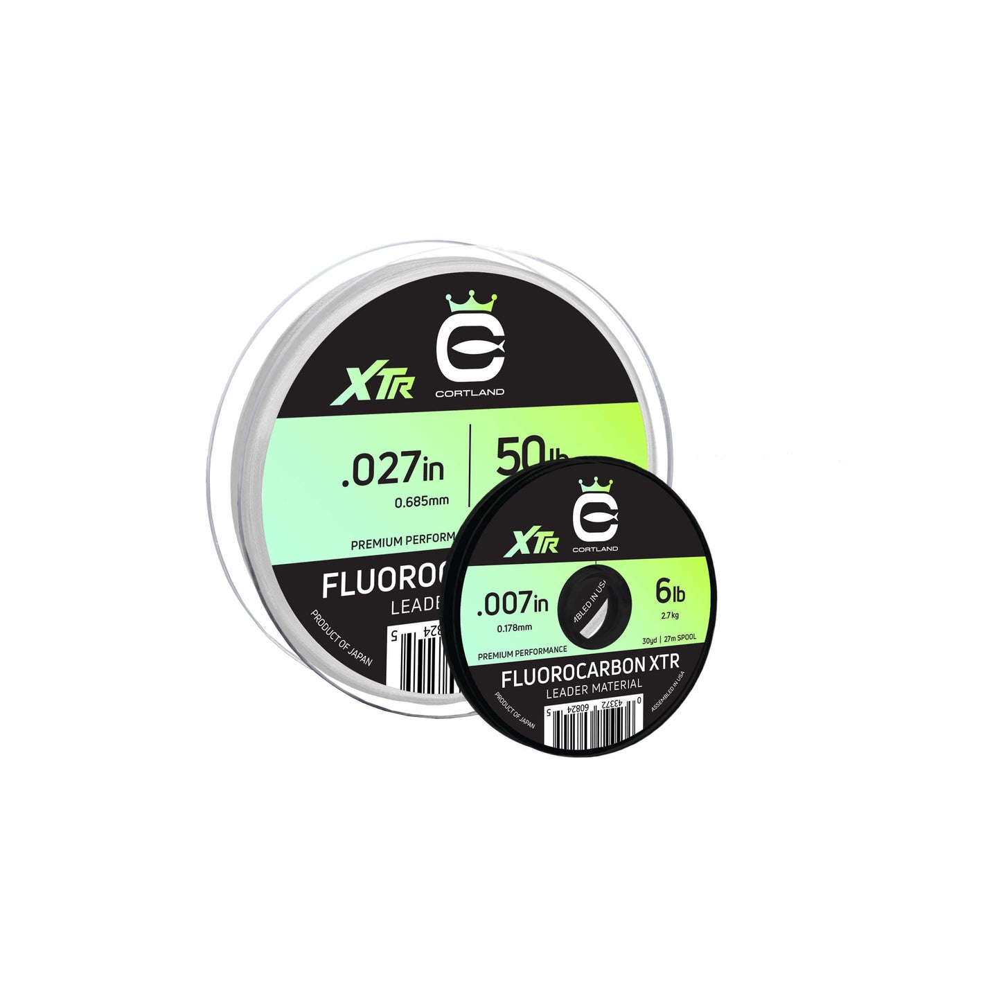 Cortland Fluorocarbon XTR Leader Material 30 yd Spool