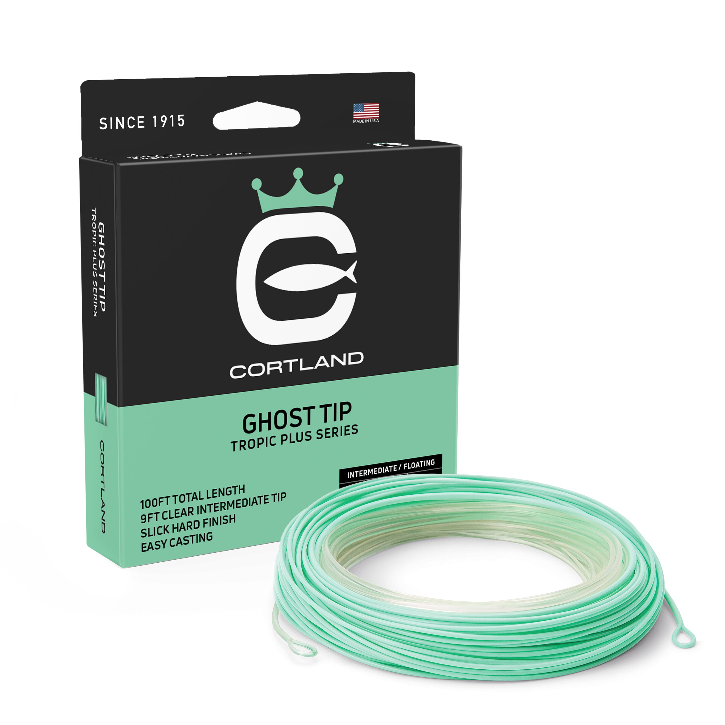 Cortland Ghost Tip Tropic Plus Series Intermediate Fly Line