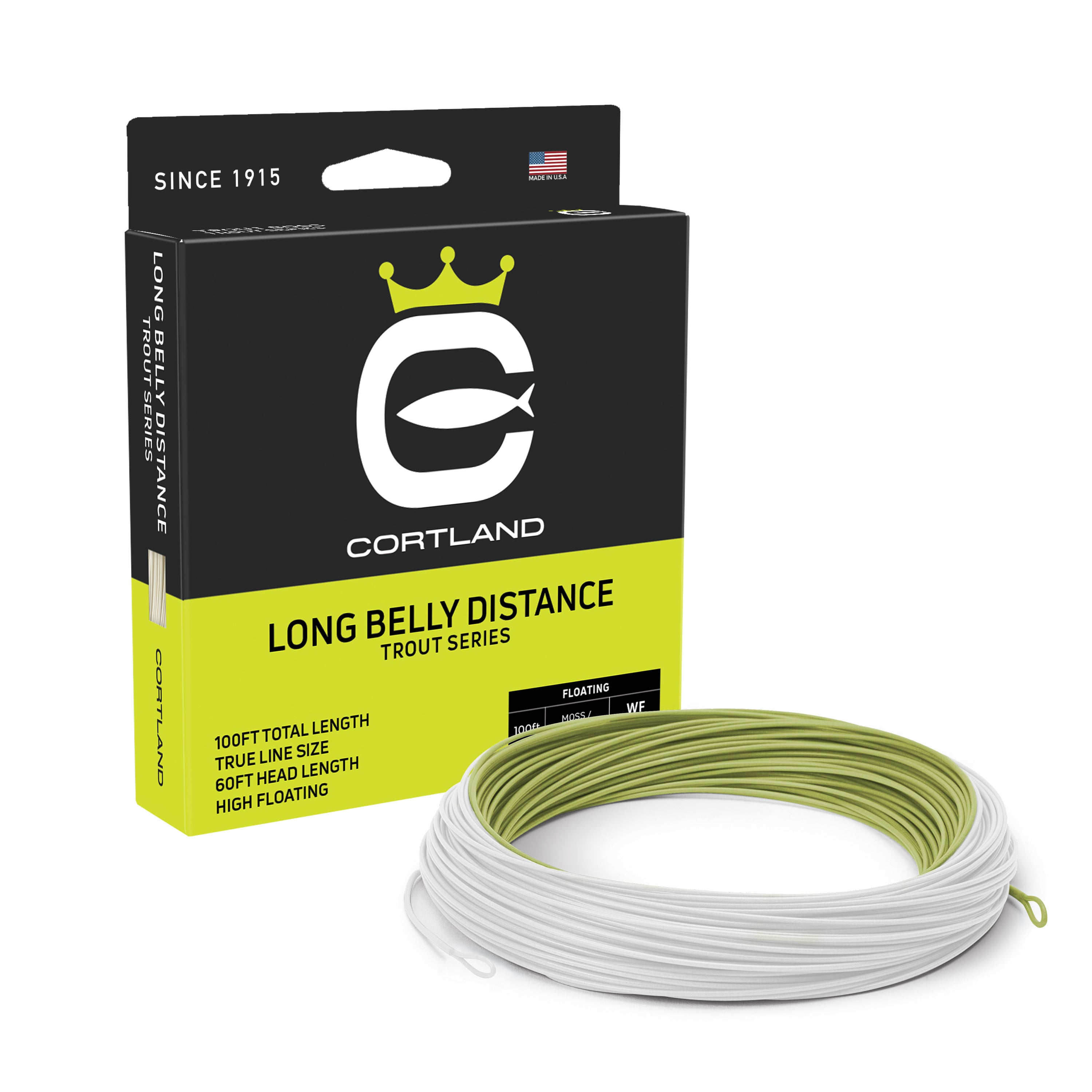 Cortland Long Belly Distance Floating Fly Line