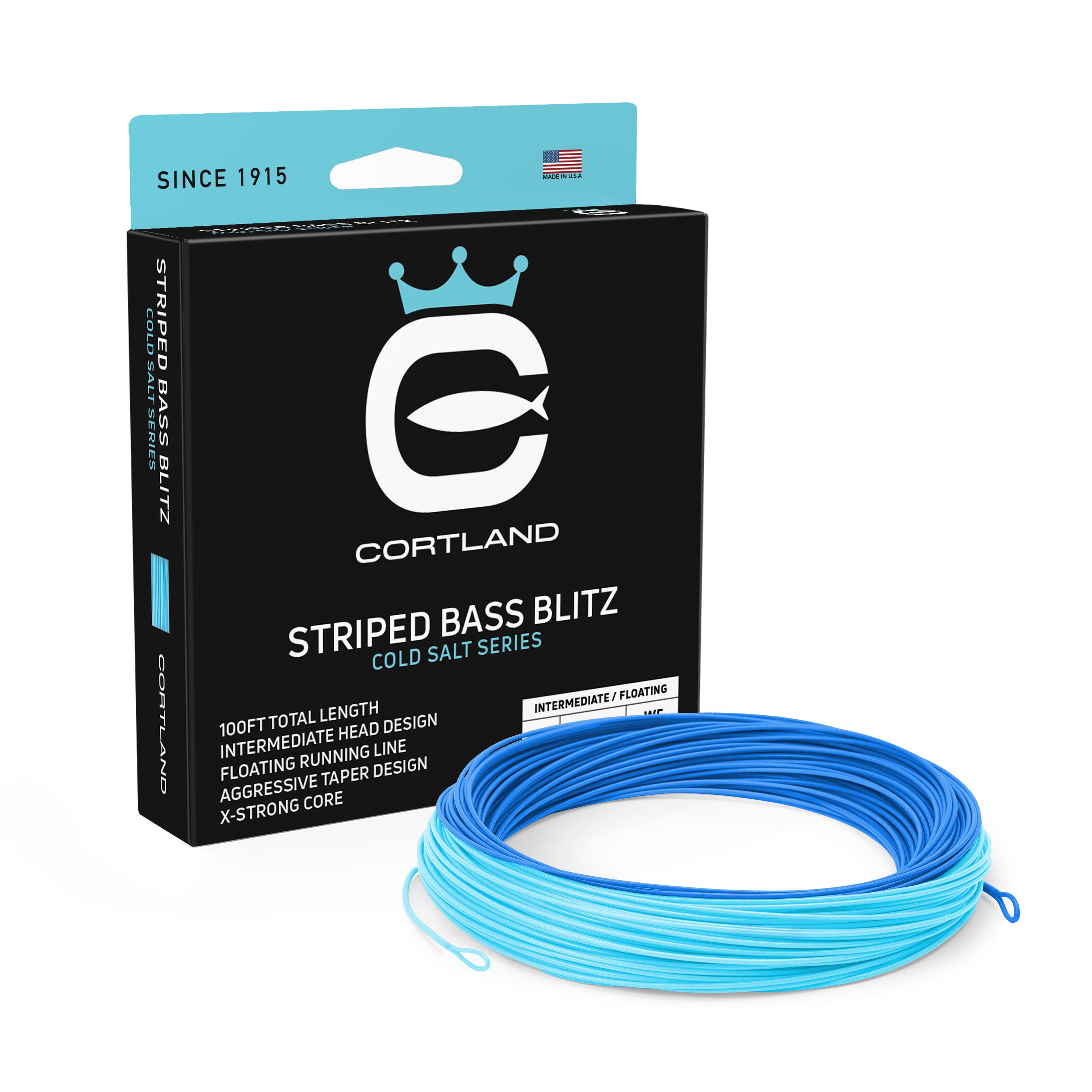 Cortland Cold Salt Series Blitz Intermediate Fly Line