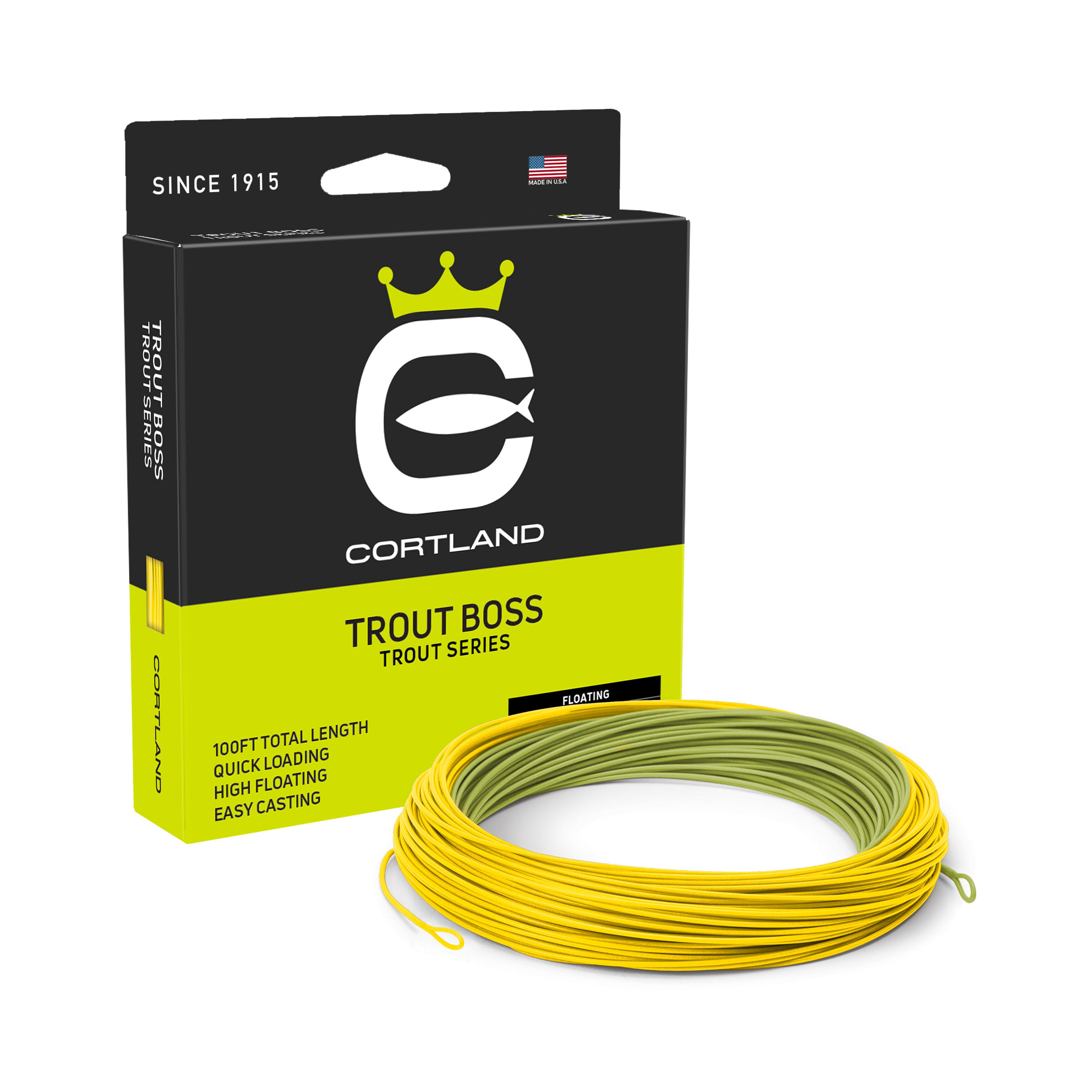 Cortland Trout Boss Floating Fly Line