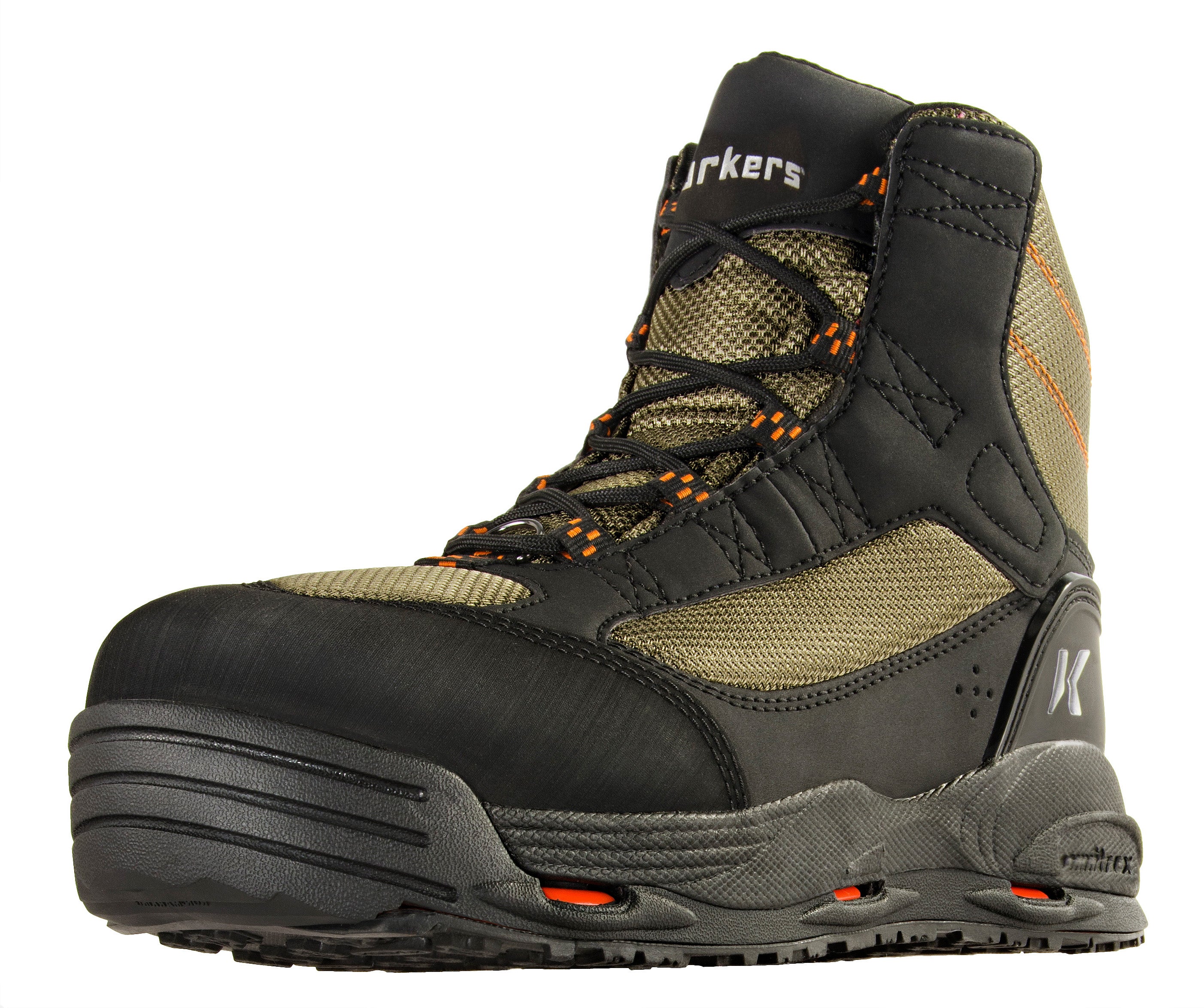 Korkers Greenback Fishing Boot with Felt & Kling-On Soles