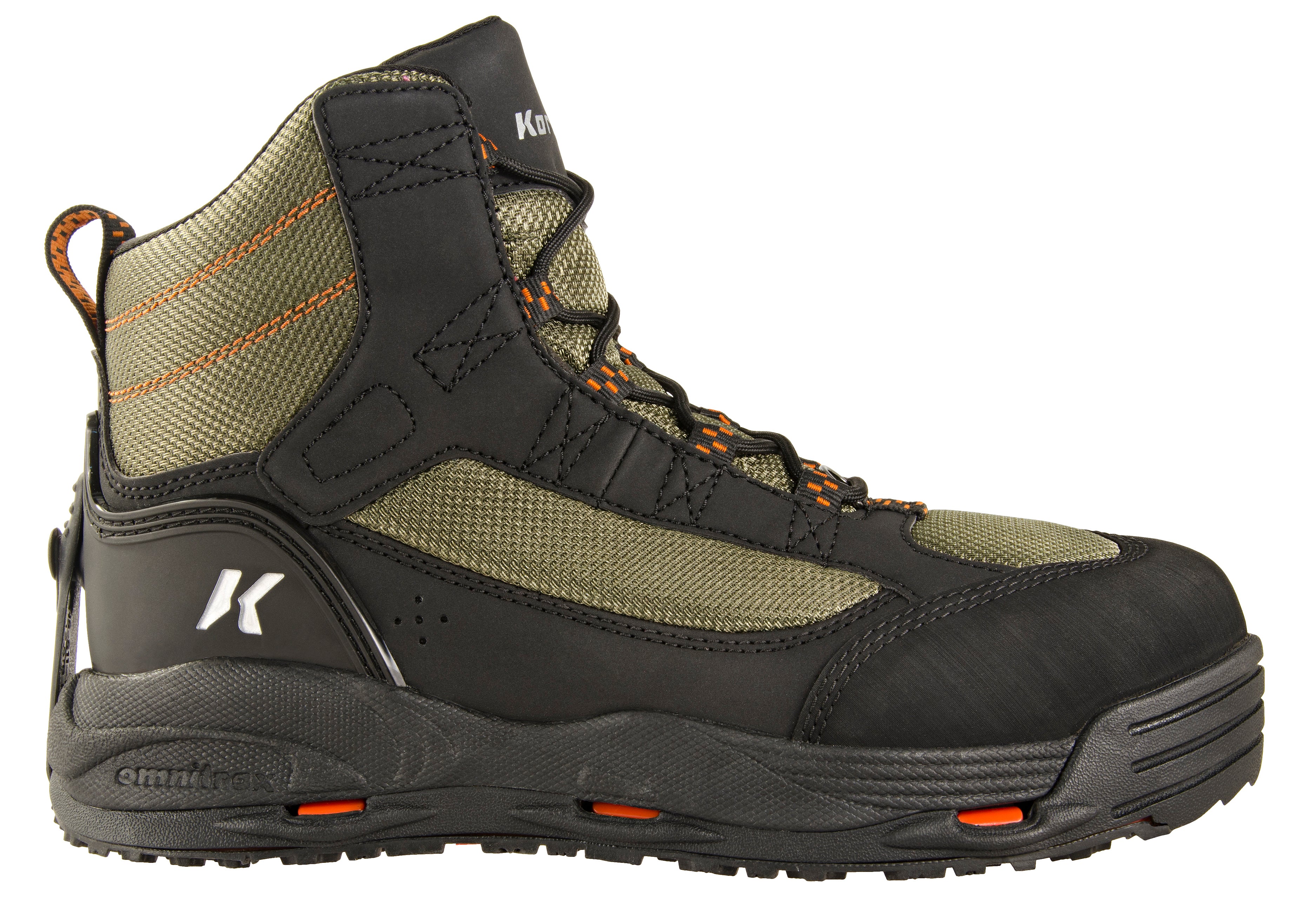 Korkers Greenback Fishing Boot with Felt & Kling-On Soles