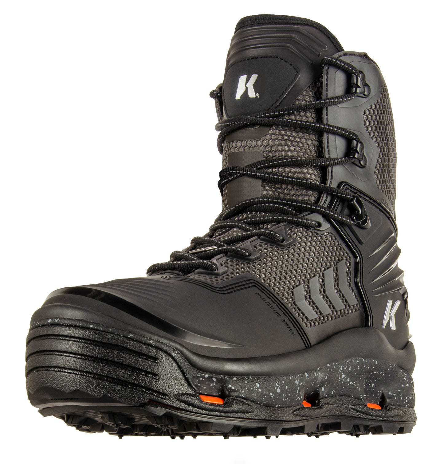 Korkers River Ops BOA Fishing Boot with Felt and Vibram Soles, Size 09