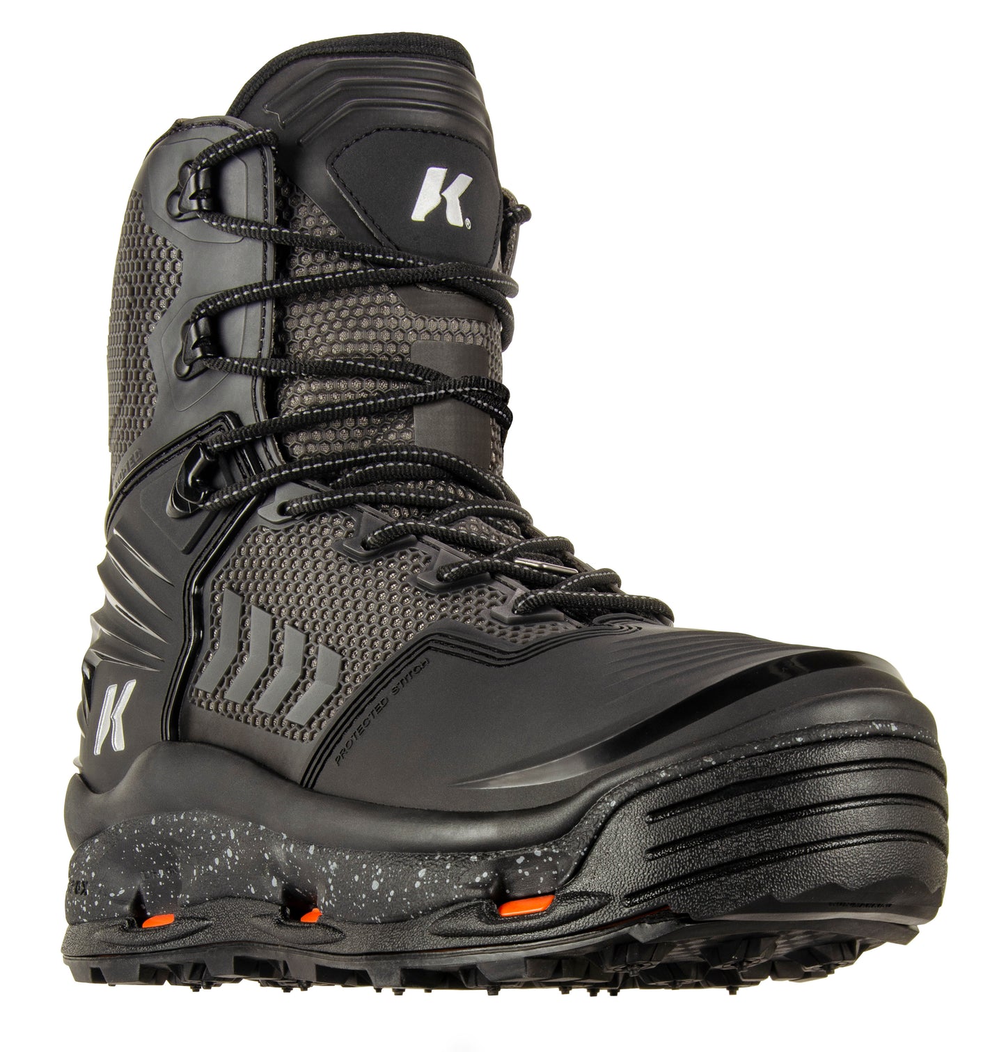 Korkers River Ops BOA Fishing Boot with Felt and Vibram Soles, Size 09