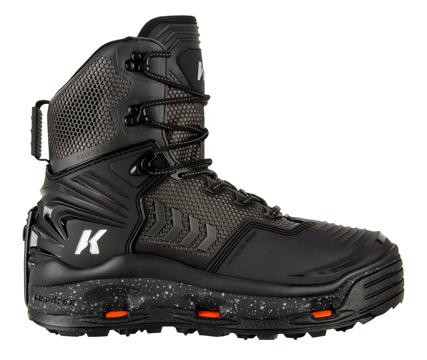 Korkers River Ops BOA Fishing Boot with Felt and Vibram Soles, Size 09