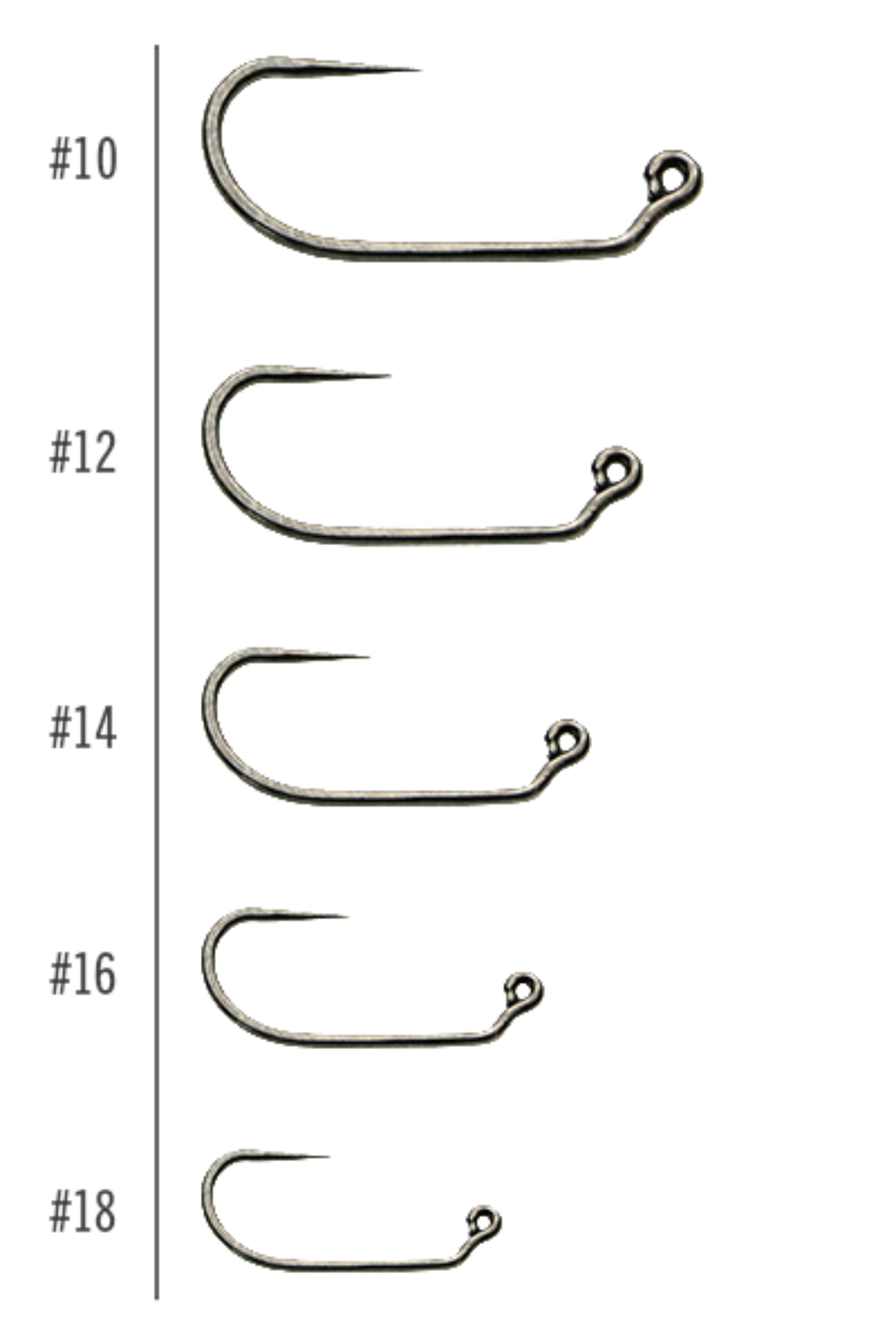 MFC Black Nickel Barbless Jig Hook