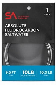 Scientific Angler Absolute Saltwater Fluorocarbon 1 Pack 9'