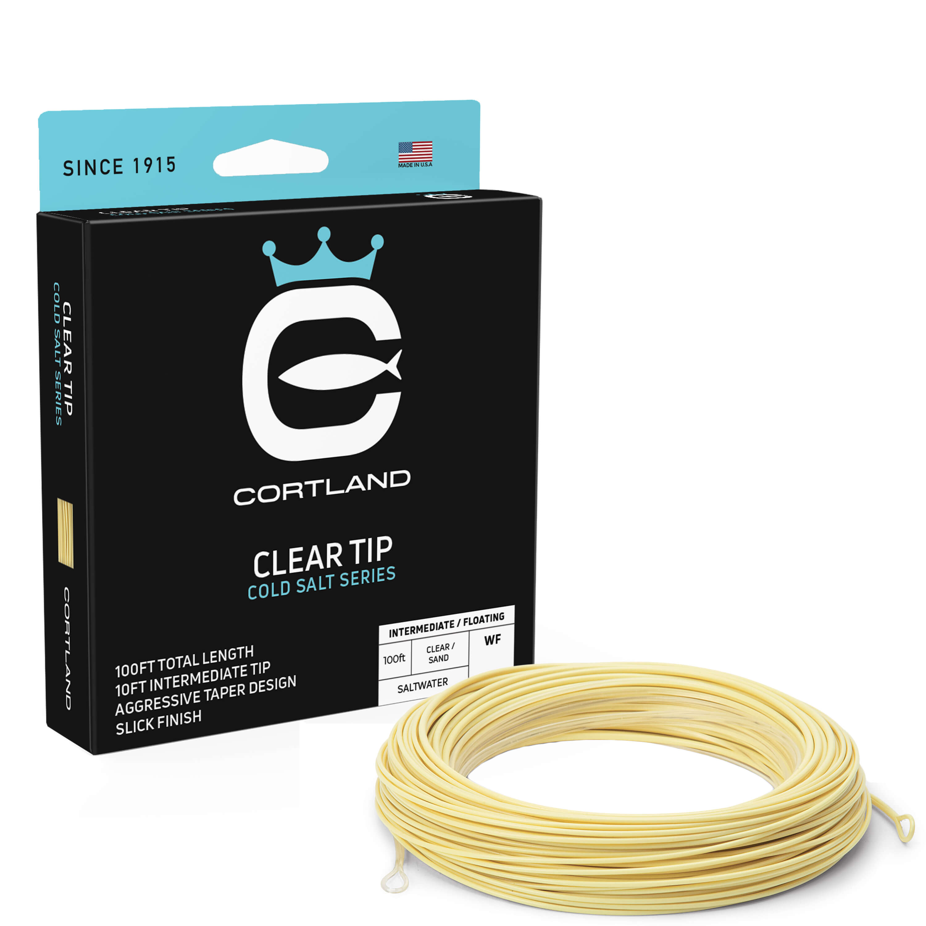 Cortland Cold Salt Series Clear Tip Intermediate Fly Line