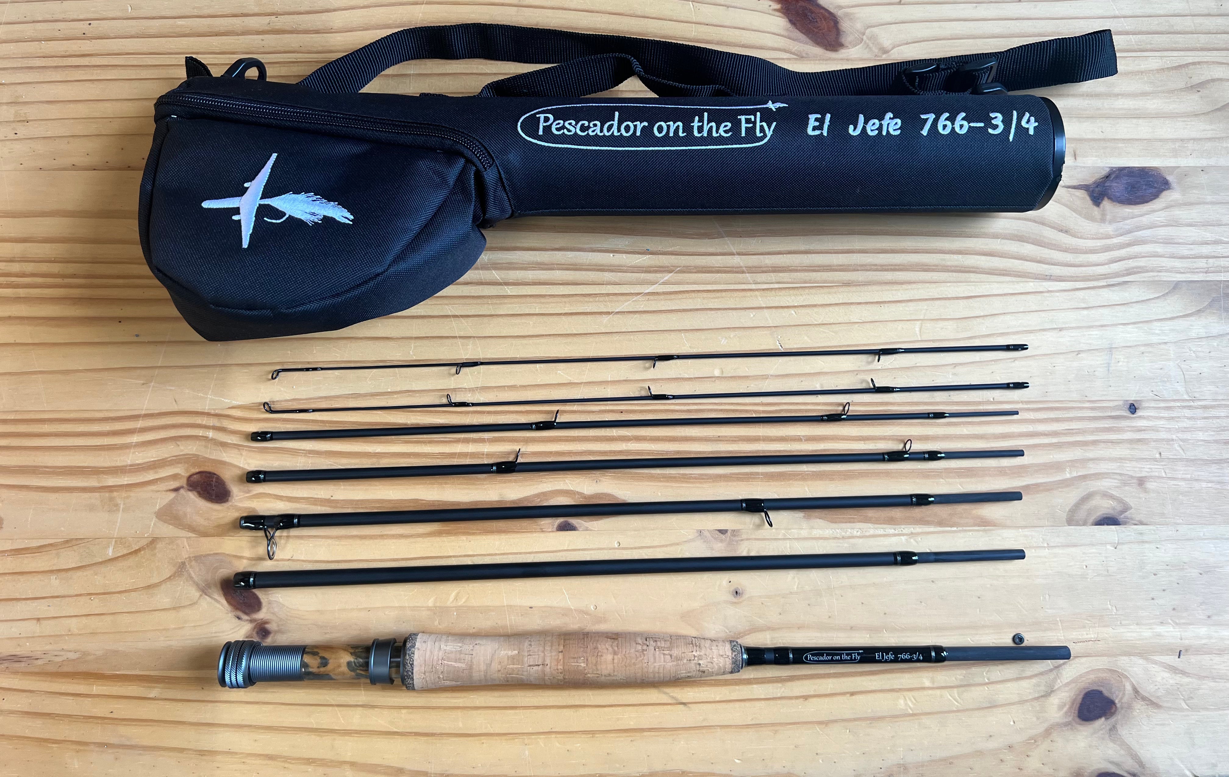 Pescador EL Jefe Travel Rod 7'6" 3/4wt 6pc- USED