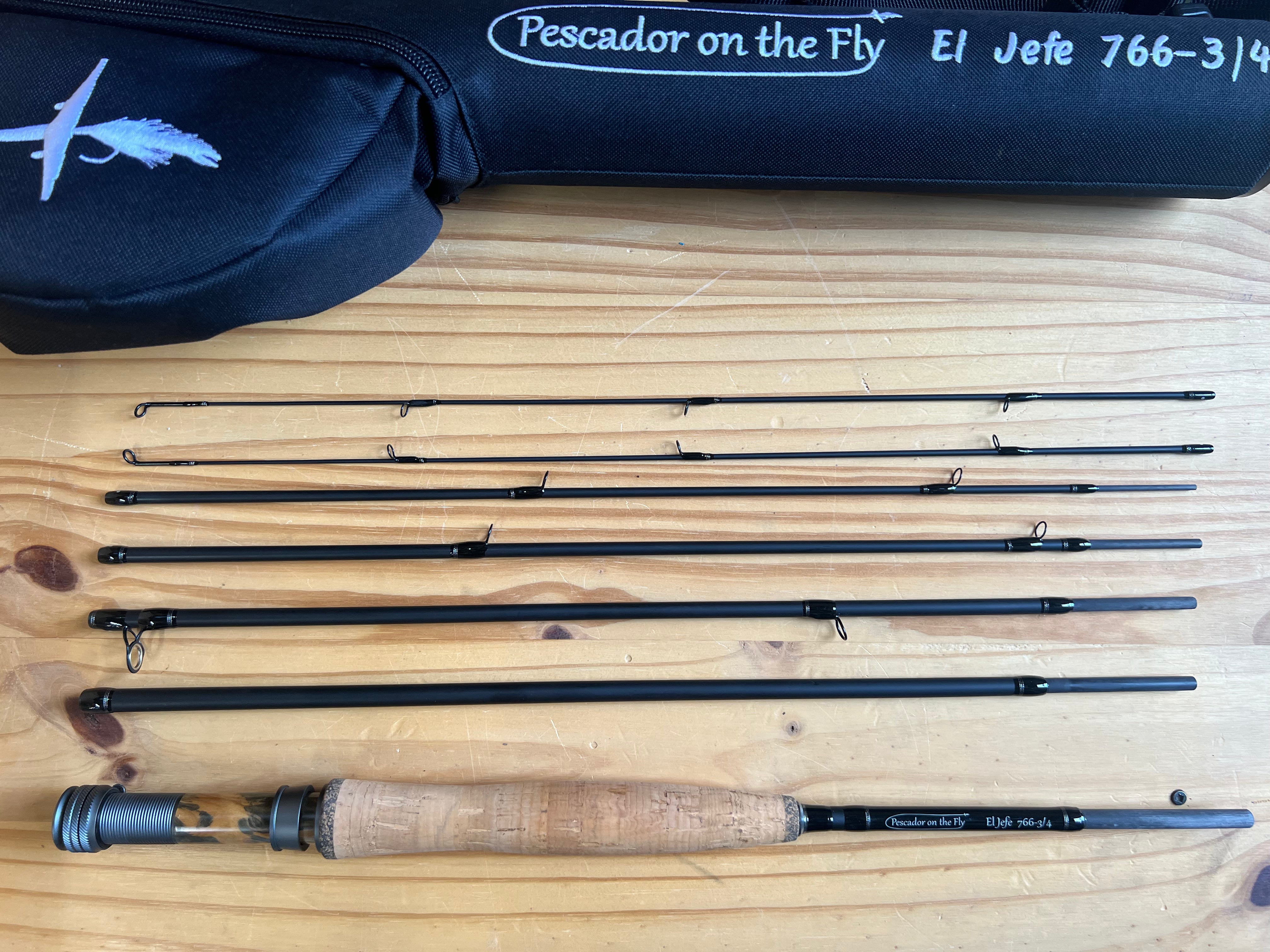 Pescador EL Jefe Travel Rod 7'6" 3/4wt 6pc- USED