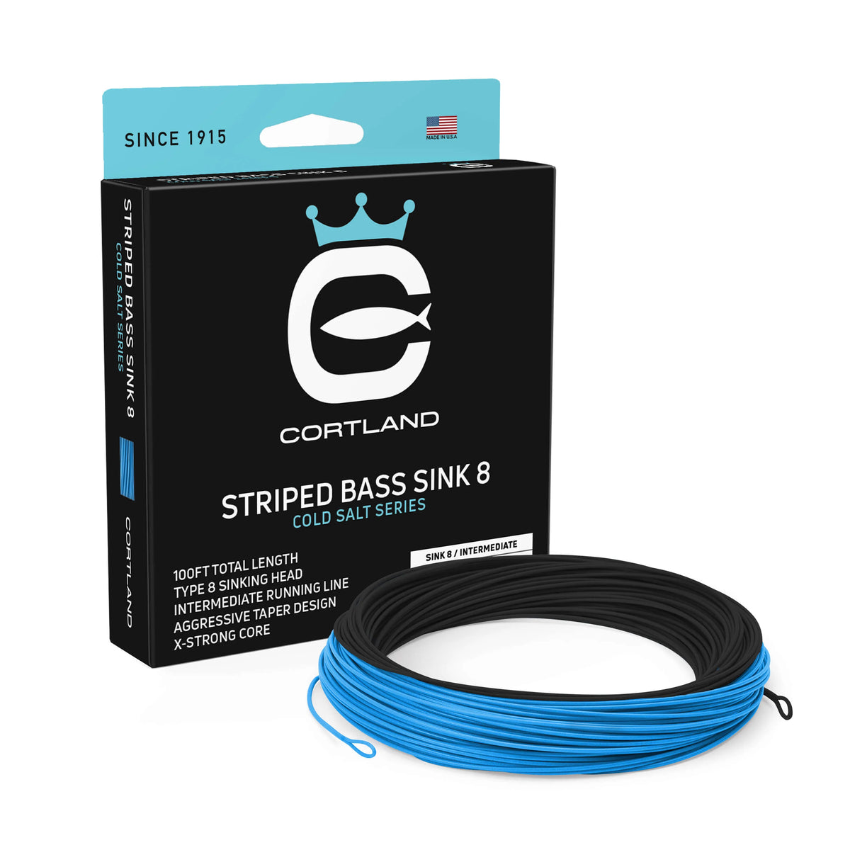 Cortland Cold Salt Striped Bass Sink 8