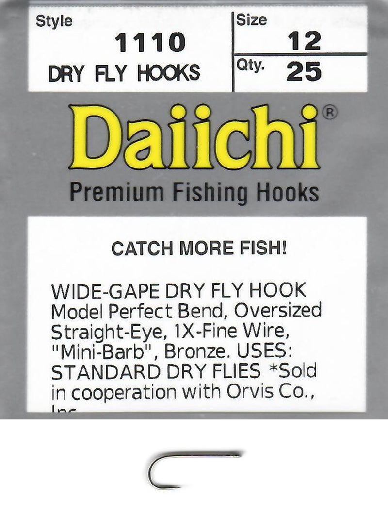 Daiichi 1110 Straight Eye dry