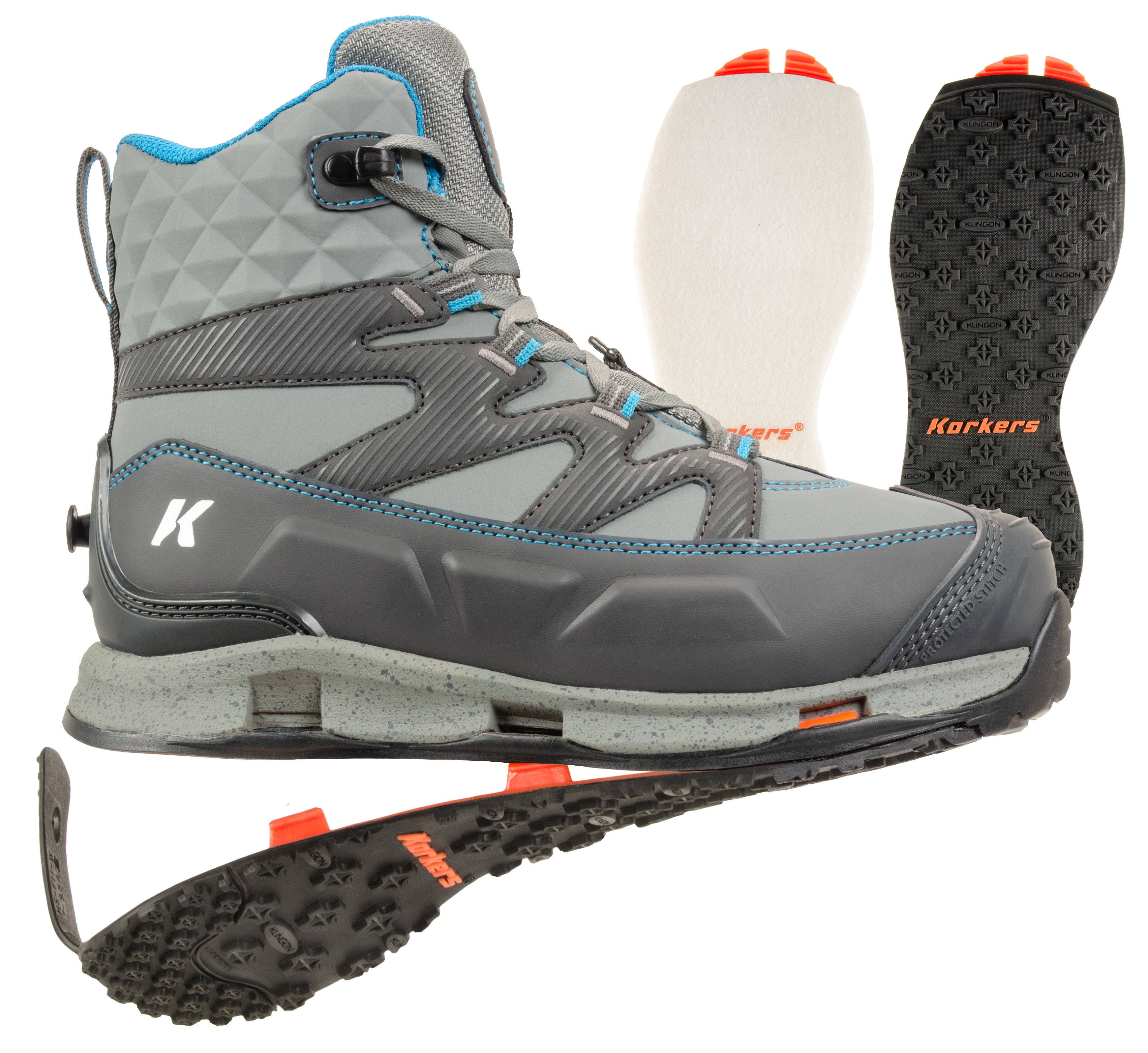 Korkers Women's Bantam Lite w/ Felt & Kling-On Soles