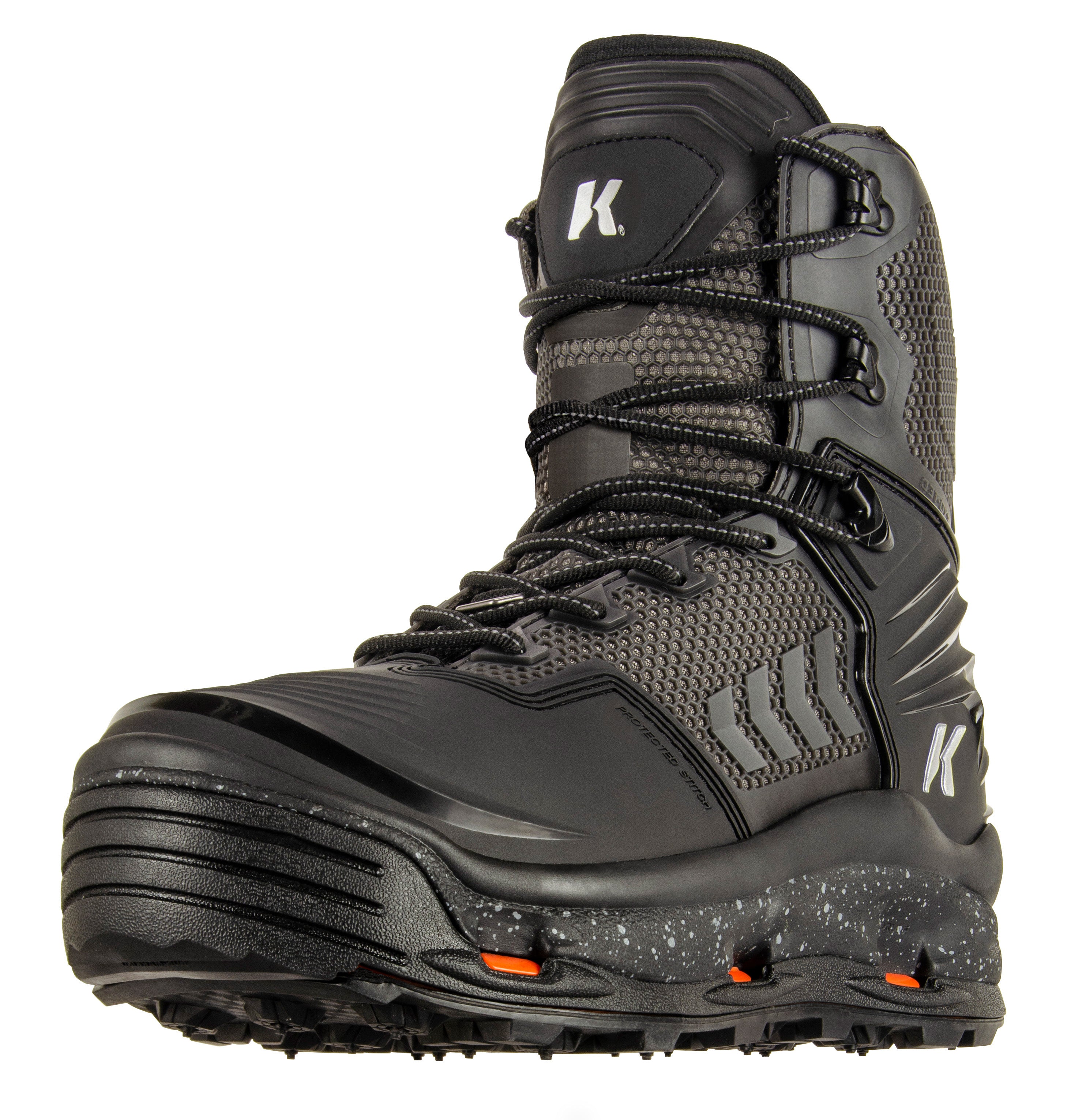 Korkers River Ops BOA Fishing Boot with Felt and Vibram Soles, Size 09