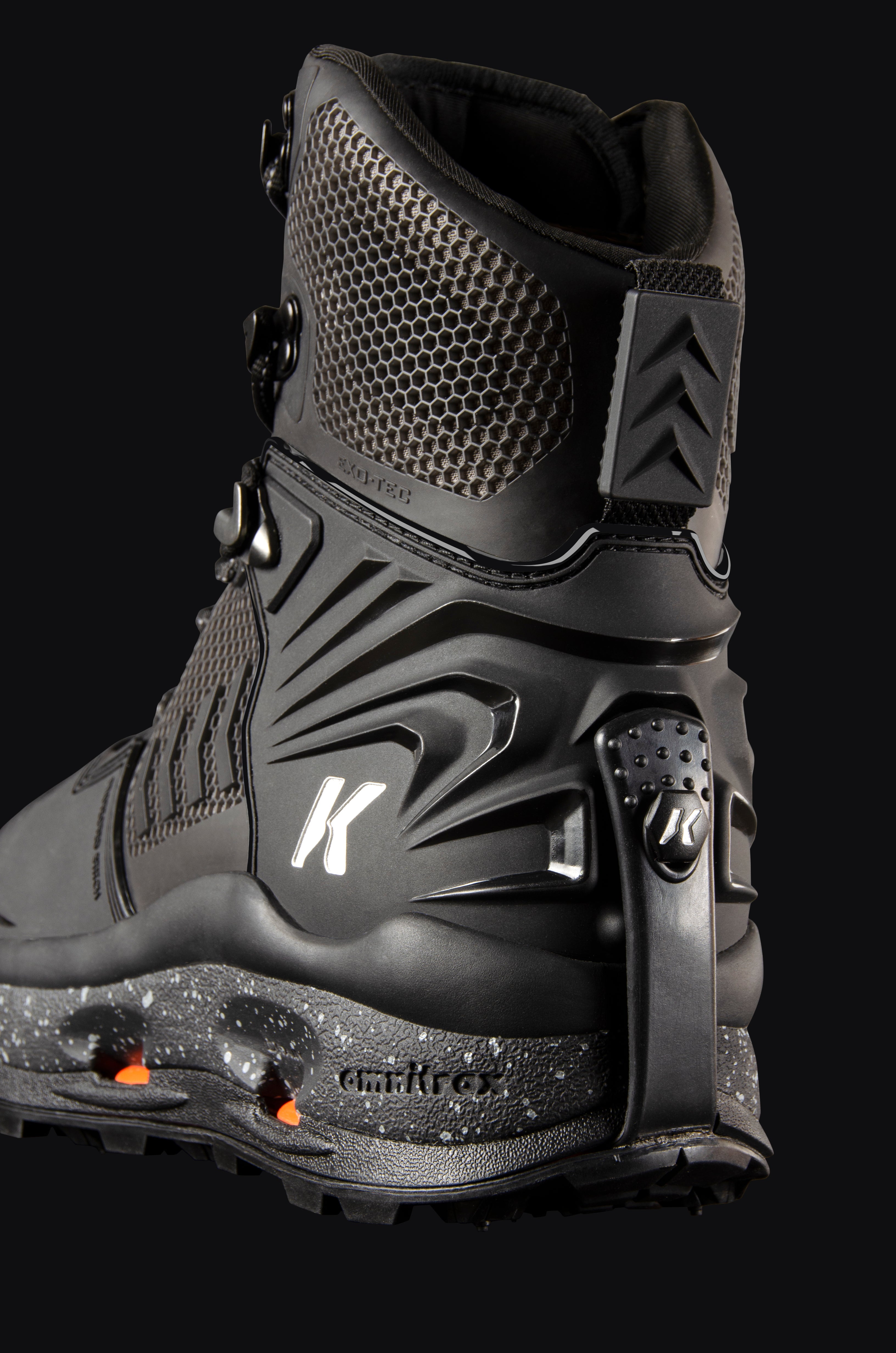 Korkers River Ops BOA Fishing Boot with Felt and Vibram Soles, Size 09