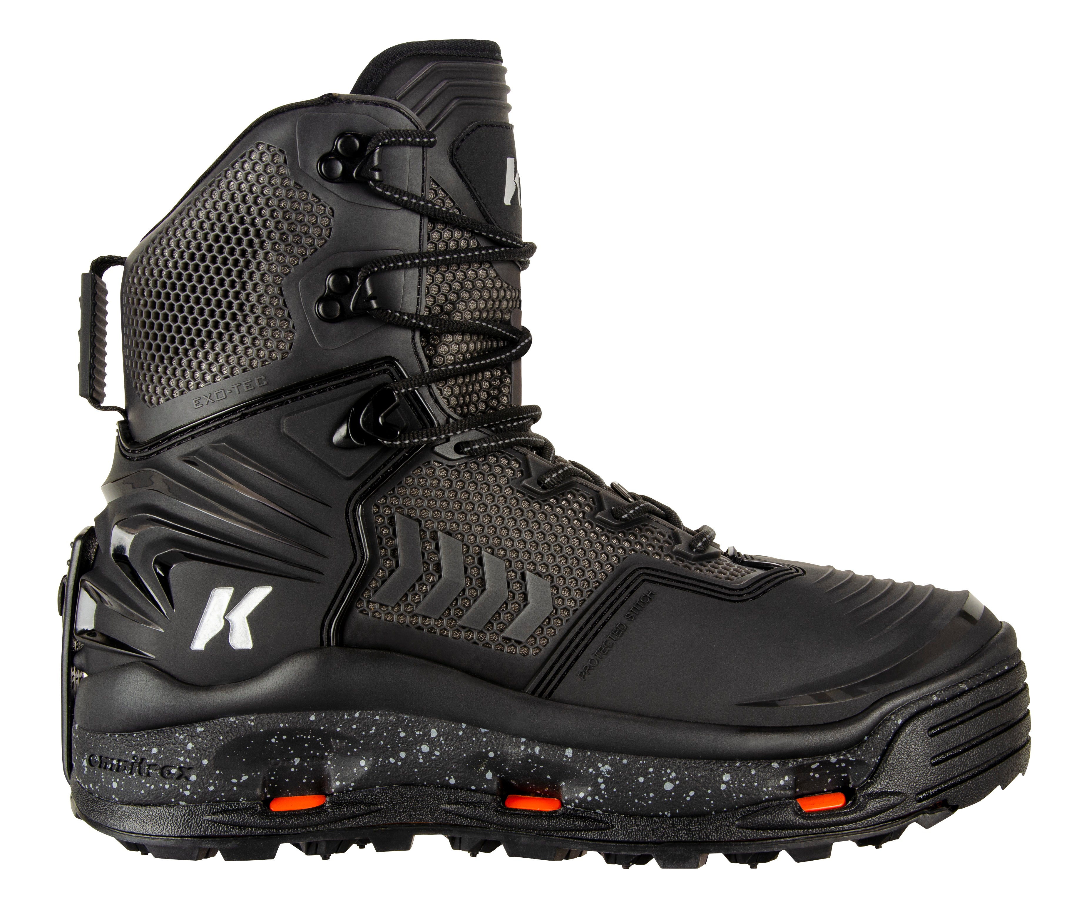 Korkers River Ops BOA Fishing Boot with Felt and Vibram Soles, Size 09