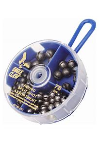 Eagleclaw 78pc Dial Pack Split Shot Assortment